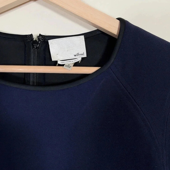 ARITZIA | WILFRED LE FOU SHIFT DRESS IN  NAVY - Picture 16 of 16